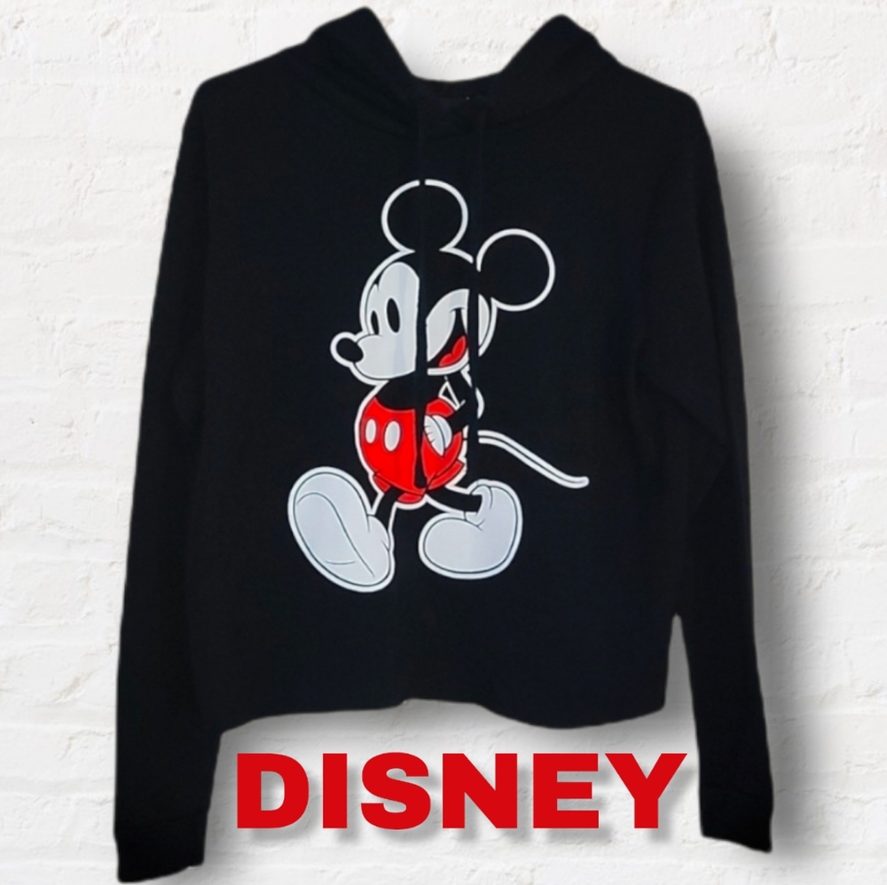 Disney's Mickey Mouse Crop Sweatshirt Size M